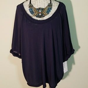Free People loose fitted blouse